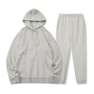 Conjunto de pantalones de chándal y Sudadera con capucha de algodón multicolor al por mayor, chándales para hombre con logotipo personalizado - Product Image 6