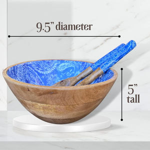 Bol à mélanger pour aliments de qualité de luxe en bois et Meena Work Vaisselle Fast Food Bol de service à prix attractif - Product Image 6