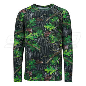 Men's Lightweight Knitted T-Shirt <b>Camouflage</b> 3D Printed Hunting Scene Digital Imaging for Outdoor Sports - Product Image 1