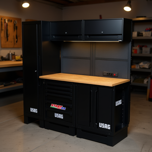 Muebles de Taller Usag con Gabinetes para Herramientas con Superficie de Madera para una Mejor Legibilidad y Visibilidad en los Motores de Búsqueda - Product Image 3