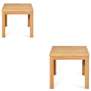 Table d'appoint en bois simple Table basse au design moderne Mobilier d'extérieur prêt pour la vente en gros - Product Image 4