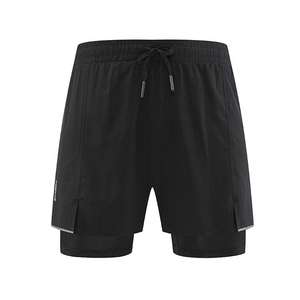 Logo personnalisé de haute qualité Shorts en maille hommes Basketball vierge Double couche Shorts en maille 2 en 1 Shorts MenDDP expédition - Product Image 1