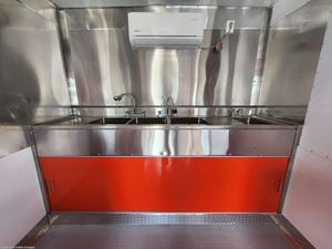 รถเทรลเลอร์ไฟเบอร์กลาสอาหารจานด่วนรถเทรลเลอร์เคลื่อนที่พร้อมรถเข็นขายไอศกรีมและกาแฟสำหรับขนมฮอทด็อกชิป - Product Image 5