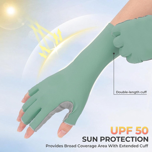 Gants de pêche respirants antibactériens 50 avec sangle de poignet réglable, rembourrage protecteur, grande taille, haute qualité, en promotion à prix abordable - Product Image 2