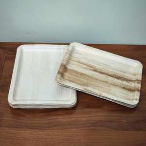 Assiettes rondes en feuilles de palmier Areca Naturelia Combo (48, 10 pouces et 7 pouces) |   Élégant, 100% biodégradable, naturel et respectueux de l'environnement - Product Image 4