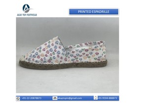 Alpargata con diseño de lona, alpargata elegante con suela de goma, cómoda para caminar en diferentes tamaños, novedad de 2023 - Product Image 4