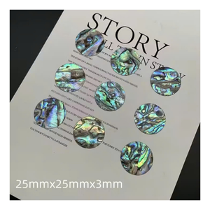 Fourniture en gros d'usine de pièces de coquille d'ormeau pour bijoux en résine incrustée et projets en bois - Product Image 2