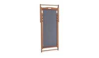 Chaise longue de jardin pliable en teck massif Elisa, moderne et portable, pour hôtel et parc, utilisation en extérieur