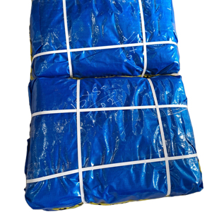 Tissu de maille de bâche HDPE traité aux UV super résistant imperméable pour auvent de tente de couverture de camion fabriqué en Inde de style uni - Product Image 1