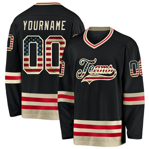 Maillot de hockey sur glace personnalisé de haute qualité en gros, vêtements de hockey sur glace pour hommes, sublimation, respirant, séchage rapide, maillot de hockey sur glace lavé - Product Image 1