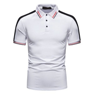 Manches courtes décontractées pour hommes du fabricant pakistanais pour polo col classique solide Logo brodé Anti-rides en gros - Product Image 1