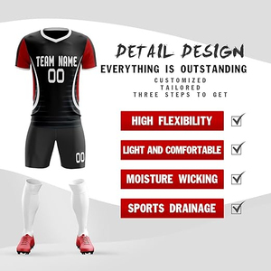 Vêtements de sport confortables, ensembles d'uniformes de football à vendre, maillot de football léger au meilleur prix de vente - Product Image 1