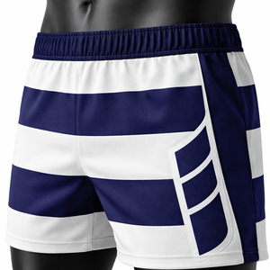 Ensemble maillot et short de rugby personnalisés – Tenue d'entraînement de rugby haute performance, séchage rapide, respirante, kit d'équipe OEM ODM - Product Image 5