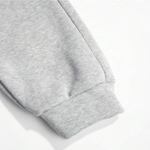 OEM personnalisé de haute qualité survêtements en molleton de coton motif gaufré combinaisons de jogging dans la rue porter style extérieur survêtements pour hommes - Product Image 4