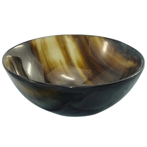 Tazón de cuerno de búfalo ecológico de diseño moderno hecho a mano, cuenco de fruta pulido para servir para fiestas, calidad exportada India al por mayor - Product Image 3