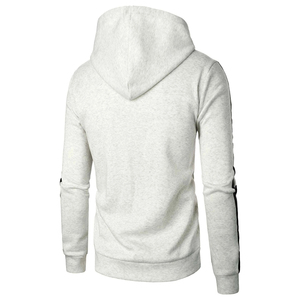 เสื้อฮู้ดสำหรับผู้ชายผ้าฟลีซหนาแบบผูกเชือกคิงการูแบบกำหนดเอง - Product Image 2