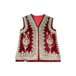 El mejor chaleco bordado de trabajo de Charma de varios colores tradicional afgano Pashtun Vintage chaleco étnico tribal afgano - Product Image 2