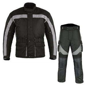 Costumes de course de moto en cuir de vachette incassable résistant à l'éclatement de protection pour l'été hiver moto équitation 1 2 pièces Options - Product Image 6