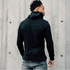 Sweat-shirt à capuche basique à 2 poches pour hommes Sweat-shirt à capuche en coton biologique et chanvre Collection de sweats à capuche en gros - Product Image 5