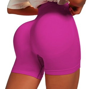 <b>Women</b> Paddle <b>Shorts</b> Running Gym Pilates Yoga Trending High Quality Summer High <b>Waist</b> <b>Elastic</b> Breathable Quick Dry Knit Polyester - Product Image 3