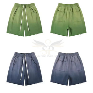 2025 vente directe d'usine hommes lavage à l'acide Shorts Logo personnalisé solide lavage à l'acide Shorts à prix raisonnable - Product Image 2