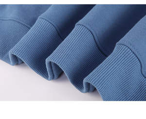 100% Cotton Fleece Crew Neck <b>Hoodie</b> Regular Fit Winter <b>Lined</b> Breathable 380gsm <b>Men</b> - Product Image 4