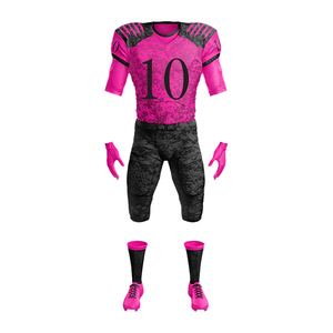 Uniforme de fútbol americano personalizado de alta calidad, uniforme de fútbol impreso por sublimación de tela transpirable, Kit de equipo personalizado - Product Image 2