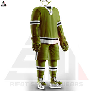 Maillot de hockey sur glace personnalisé unisexe, uniforme d'équipe, impression numérique de haute qualité, imprimé sur le devant, séchage rapide, vêtements de sport de hockey, vente en gros - Product Image 6