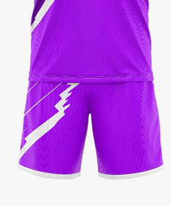 Kit de fútbol de sublimación completa personalizado para hombres y mujeres, camiseta de fútbol cómoda de tela ligera suave, 100% poliéster - Product Image 3