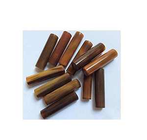 High Quality Natural Buffalo Horn Roll Real Ox Horn for <b>Seal</b> <b>Stamp</b> Polished Angel Style - Product Image 3