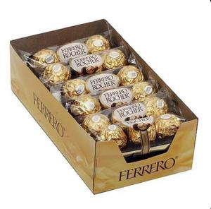 กล่องช็อคโกแลตแข็งเฟอร์เรโรรอชเชอร์ส่วนประกอบบิสกิตและถั่วหวาน - Product Image 2