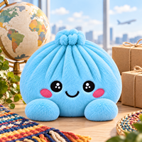 Jouet en forme de boulette Kawaii, personnage alimentaire, pour décoration de bureau, chambre et cadeaux