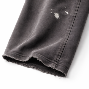 Pantalones Deportivos Personalizados de Alta Calidad en Mezcla de Algodón para Hombre, Estilo Holgado, Lavado Ácido con Efecto Desgastado, Estilo Vintage - Product Image 5