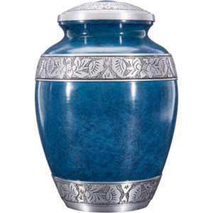 Urne funéraire commémorative en métal adulte de style moderne de haute qualité pour les cendres de l'exportateur indien - Product Image 1