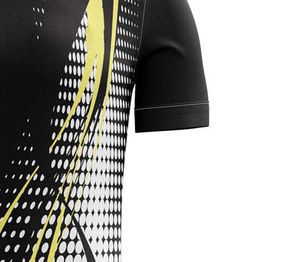 Sublimation t-shirts vente en gros séchage rapide polyester respirant logo personnalisé imprimé vêtements de sport gym sports manches courtes haut d'entraînement - Product Image 5