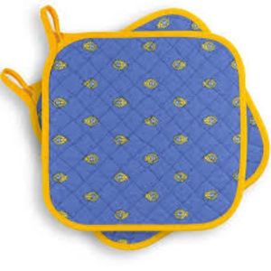 ที่ใส่หม้อในครัวผ้าฝ้ายธรรมชาติปรับแต่งได้ลายทแยงผ้าทอพร้อมโลโก้ผ้าใบอเนกประสงค์ - Product Image 3