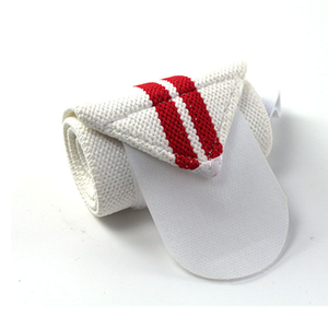 Muñequeras transpirables de compresión ajustables antideslizantes con logotipo personalizado de GAF, muñequeras para levantamiento de pesas de algodón 100% para entrenamiento de gimnasio - Product Image 1