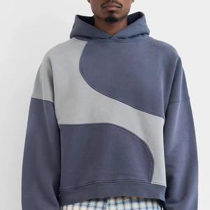 Sudaderas con Capucha de Bloques de Color Bordadas y Estampadas Personalizadas al por Mayor, Estilo Nuevo, Sudaderas Extra Grandes con Contraste para Hombre y Mujer - Product Image 1
