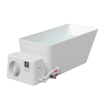 Bain de plongée froide avec refroidisseur Bassin d'immersion froid en acrylique Machine de refroidissement pour bain de glace
