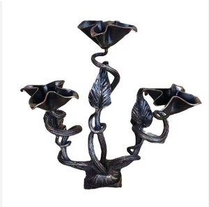 Votive élégant pour la décoration intérieure Métal de super qualité avec verre Nouveau design Marteau de riz pour Diwali Halloween en cire de soja à la noix de coco - Product Image 3