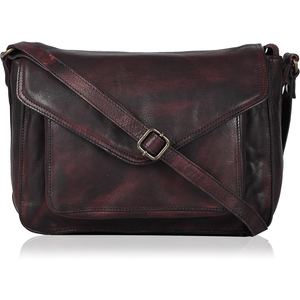 Bolso bandolera de cuero vacuno premium para mujer, con acabado granulado, bolso de moda. - Product Image 5