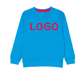 สเวตเชิ้ตสำหรับเด็กผ้าฝ้าย100% พิมพ์ลายออกแบบได้ตามต้องการสวมใส่ง่ายสไตล์ลำลองสีพื้นระบายอากาศได้ดีสำหรับกลุ่มอายุของเด็ก - Product Image 6