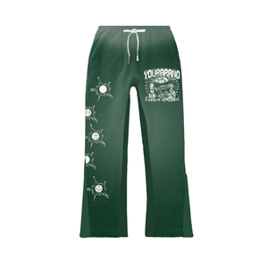 Survêtement unisexe personnalisé 2 pièces ensemble pantalon à capuche vintage délavé haute qualité Streetwear tenue décontracté survêtement - Product Image 4