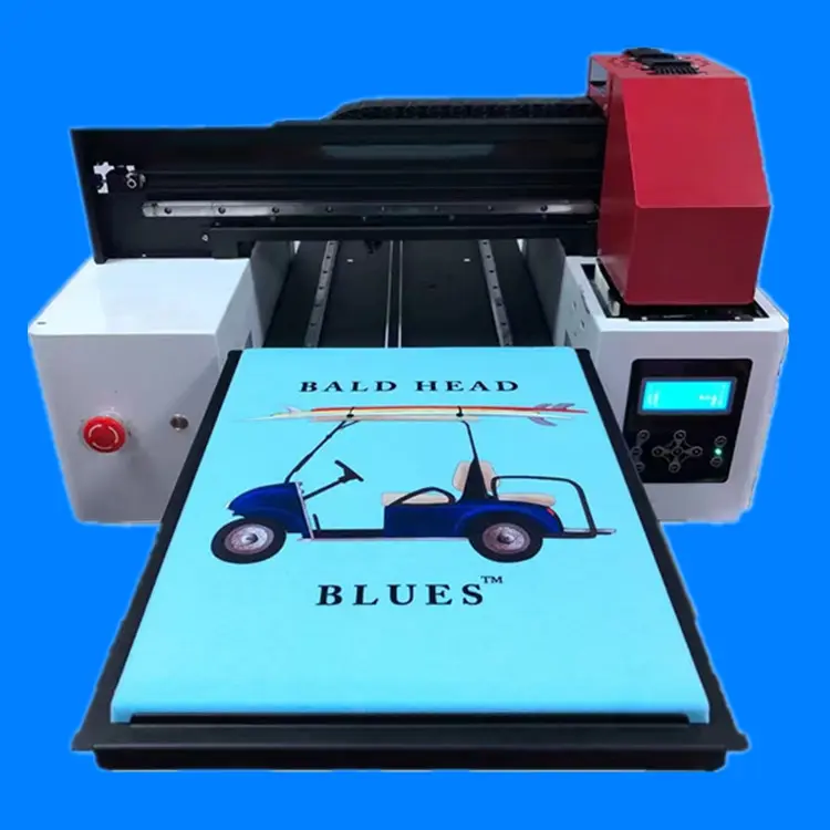 Goedkoopste Dtg Printer Digitale Textielprinter T-Shirt Zijde Wol Katoen Drukmachine A2 Dtg Printer