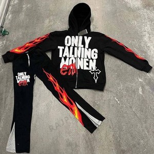 ชุดวอร์มกีฬาฤดูหนาวคุณภาพสูงสำหรับทุกเพศ ผลิตจากผ้าฝ้าย 100% ระบายอากาศได้ดี พร้อมบริการปักโลโก้ตามสั่ง และพิมพ์ลายดิจิทัล - Product Image 5