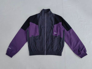 Vintage Autumn Streetwear Color Block Two-Piece Men's <b>Windbreaker</b> Tracksuit Set | Custom Logo Printed 100% Cotton Jacket Pants - Product Image 6