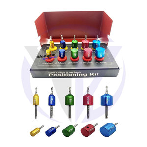 Kit de 10 Guías de Perforación de Titanio para Posicionamiento Preciso de Fresas y Control de Profundidad en Cirugía Dental Guiada Manual - Product Image 2