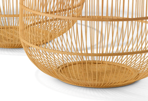 Cesta de almacenamiento de ratán de bambú de nuevo diseño, cesta tejida, tamaño personalizado, organizador de espacio de cocina - Product Image 3