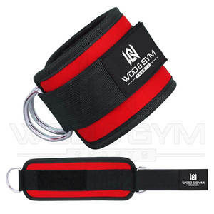 Gran oferta tobillo puños Correa neopreno acolchado entrenamiento tobillo soporte gimnasio Fitness protección profesional antideslizante Unisex OEM ODM - Product Image 4