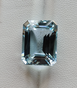 พลอยอะความารีนธรรมชาติทรงแปดเหลี่ยมซานตามาเรียอัญมณีสีฟ้าแบบหลวมส่งตรงจากผู้ผลิตขายส่ง20x30mm ราคา2x4มม. - Product Image 1